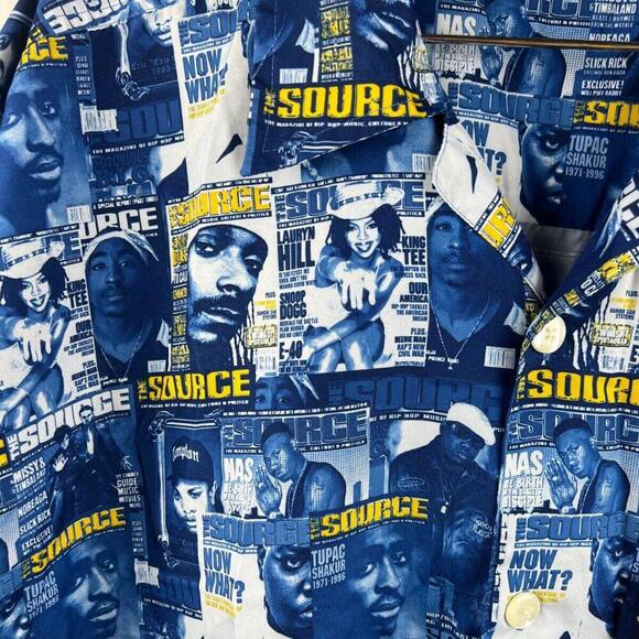 Vintage 2000s Enyce Shirt Hip Hop Rap Button-up Size L Y2k style - Picture 4 of 5